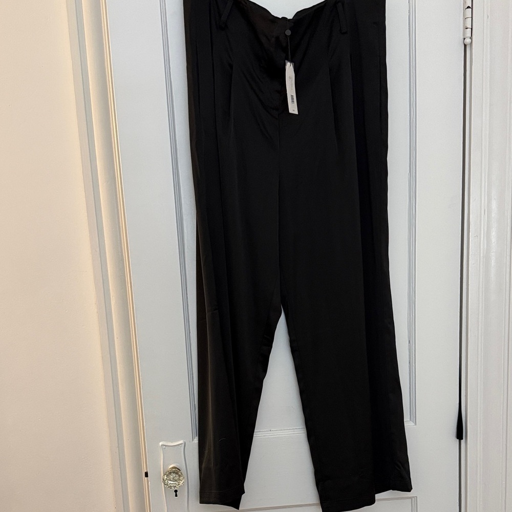 Universal Standard Tresa wide leg Black Women's Trousers